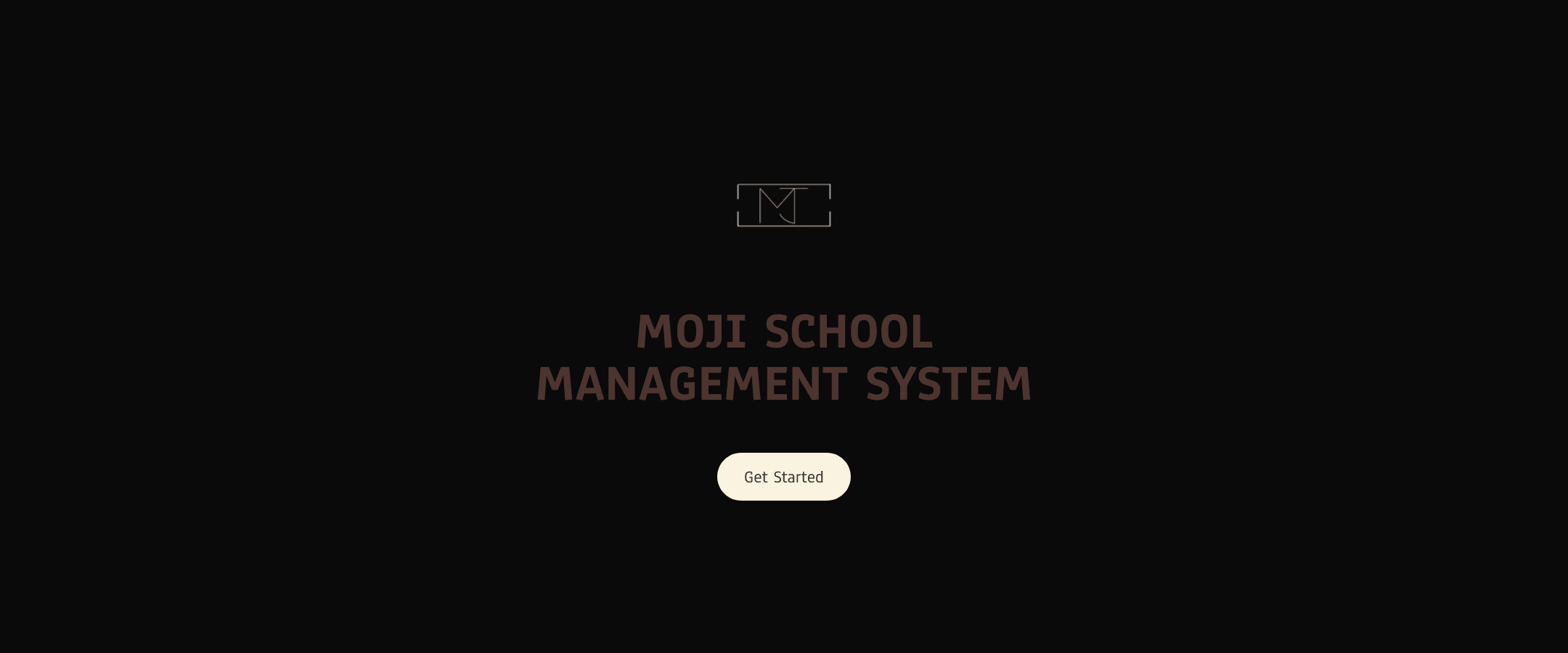 MOJI School Management Web App